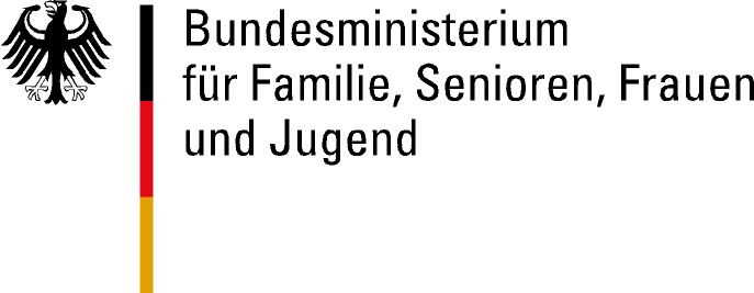 Logo des Bundesministeriums für Familie, Senioren, Frauen und Jugend