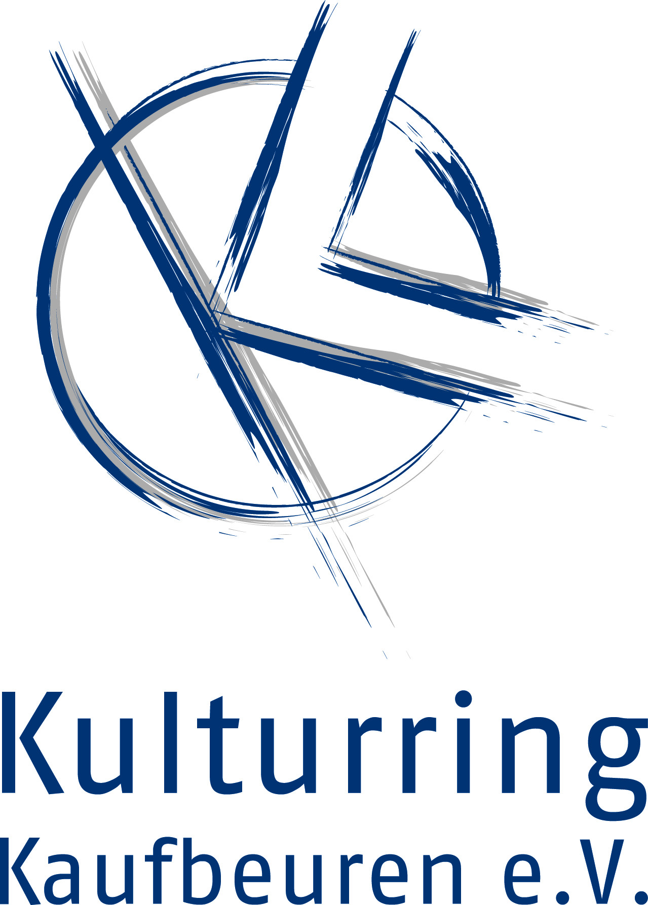 Logo des Kulturrings. Ein blaues 