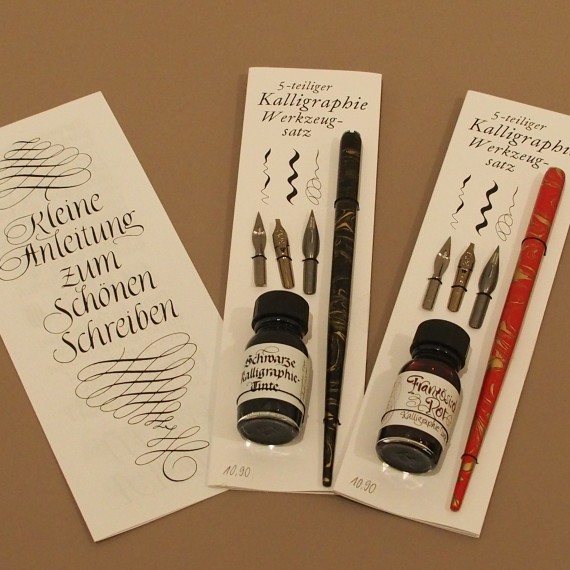Kalligraphie-Set für Erwachsene mit Füller und Tinte
