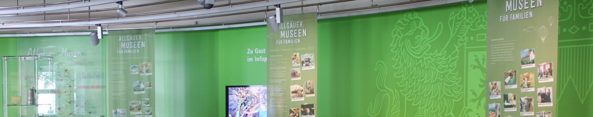 Ausstellung &quot;Museen für Familien&quot; im Infopoint Museen und Schlösser in Bayern