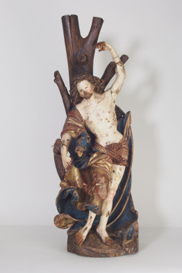 Die Skulptur des Heiligen Sebastian 